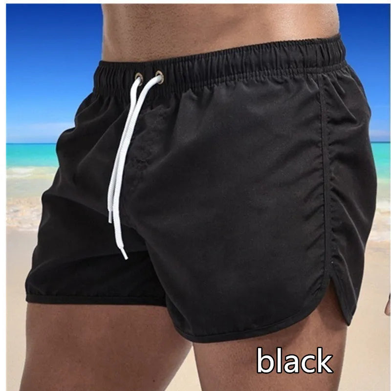 Men's Swim Shorts Swim Trunks Quick Dry Board Shorts Bathing Suit Breathable Drawstring With Pockets for Surfing Beach Summer