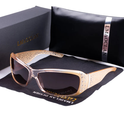 New 2025 Women Polarized Sunglasses Luxury Fashion Ladies Vintage Brand Designer Female Sun Glasses Oculos Gafas