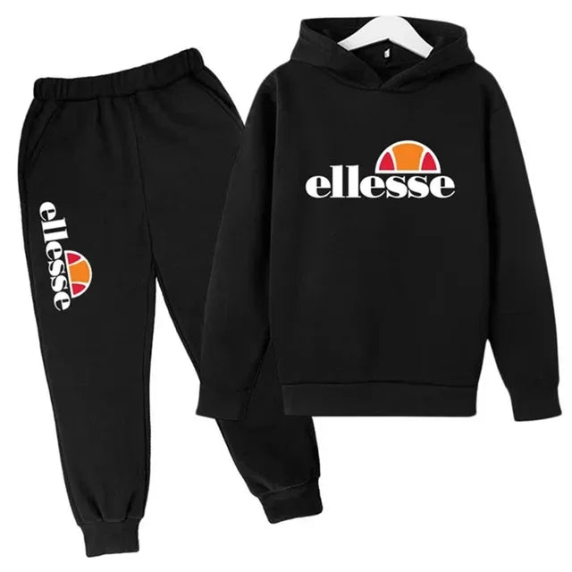 Boys Girls Coat + Pants Casual Sports Set 3-12Yrs Children's brand Sweatshirt Hoodie suits