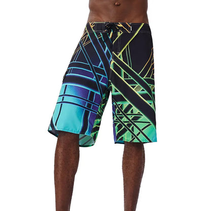 New Summer Men'S Board Casual Drawstring Pockets Shorts Beach Brand Short Surfing Bermudas Male Boardshorts Quick Dry For Sports