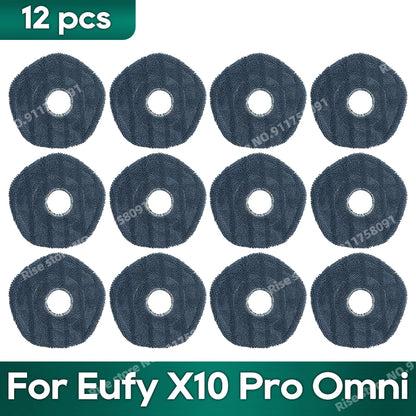 Accessories fit for Eufy X10 Pro Omni Robot Vacuum Dust Bag Hepa Filter Roller Side Brush Mop Cloth