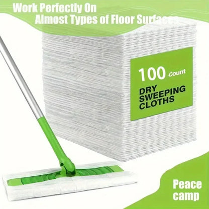 Dust removal paper, disposable household dust removal cloth, electrostatic mop pad, floor tile, floor cleaning supplies