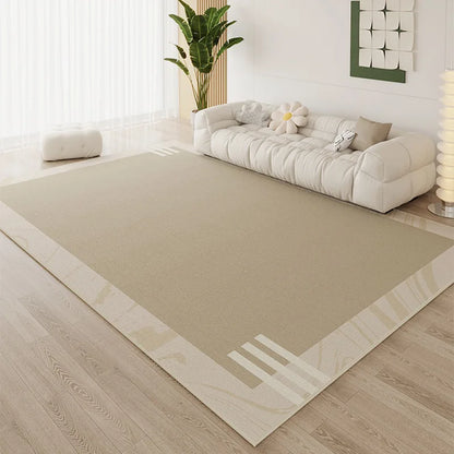Ins Simple Style Room Decor Non-slip Carpet Nordic Light Luxury Soft Large Living Room Rugs Lint-free Easy Cleaning Tatami Mat