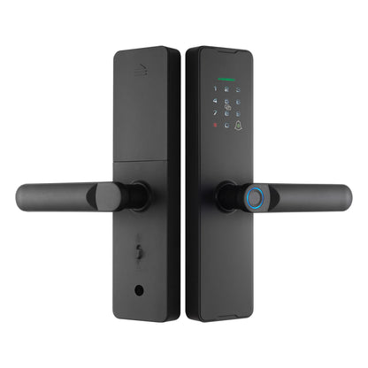 Tuya Wifi Fingerprint Smart Door Lock Digital Electronic Lock Remote Unlock Keyless Security Anti-theft Smart Home Hotel Office