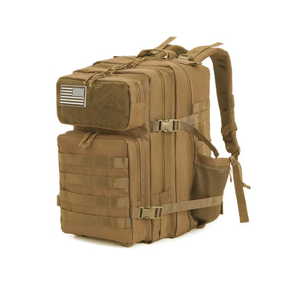 Tactical Backpacks For Men Molle Daypack 35L/45L Large 3 Day Bug Out Bag Hiking Rucksack With Bottle Holder  nylon backpack