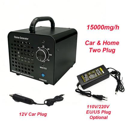 AC110V AC240V Ozone Generator 60000mg/h Ozone Machines for Home and Commercial Use Car Basement Offices Smoke and Pet Room