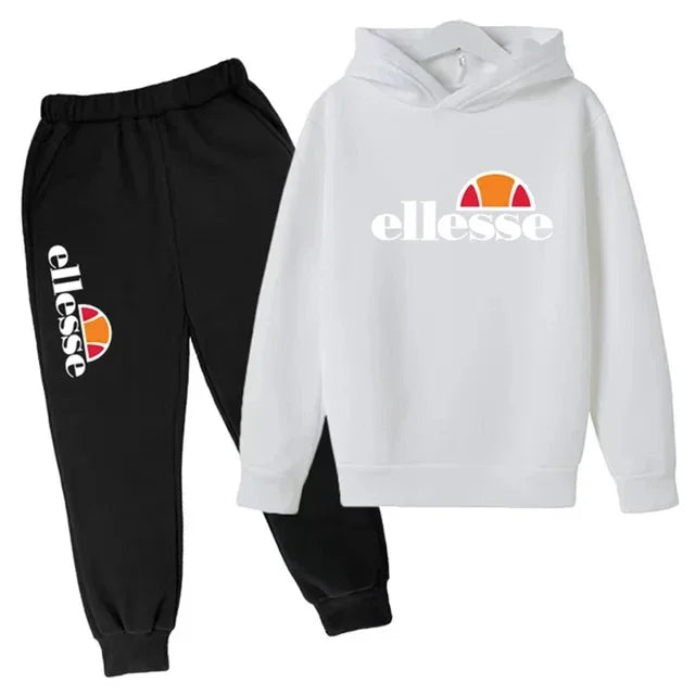 Boys Girls Coat + Pants Casual Sports Set 3-12Yrs Children's brand Sweatshirt Hoodie suits