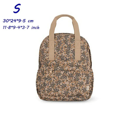 KS Brand Mommy Bag Travel Children Kid Cherry Backpack Primary Schoolbag Baby Waterproof Print Kindergarten Bags Boys Girls Gift