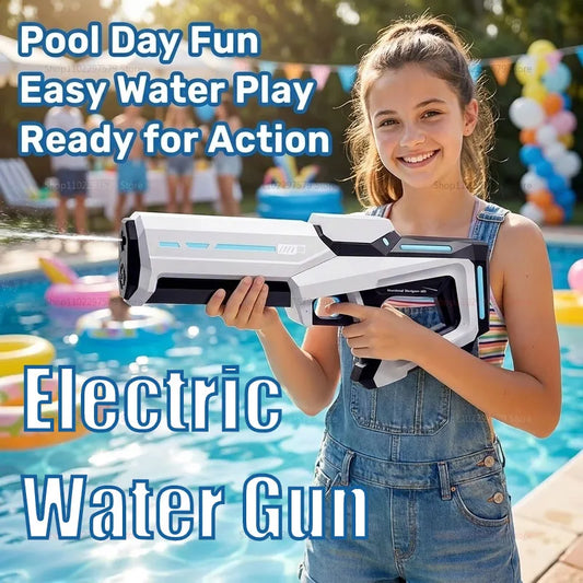 NEW High Pressure Electric Water Gun Toys Summer Outdoor Beach Pool Garden Fight Games Kids Automatic Bursts Water Gun Gifts