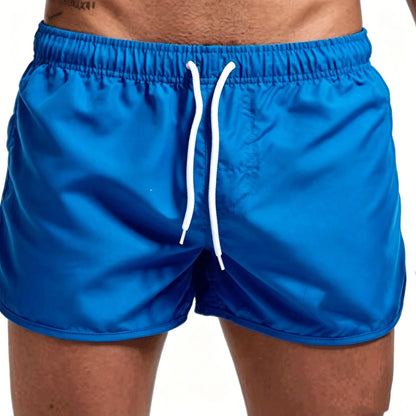 Men's Swim Shorts Swim Trunks Quick Dry Board Shorts Bathing Suit Breathable Drawstring With Pockets for Surfing Beach Summer