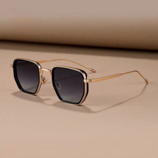 Square Frame Sunglasses UV400, Oversized Full Frame Design with Polarized Lenses, Fashion Sun Protection for Daily Wear