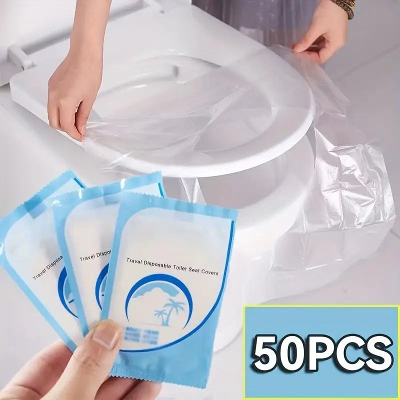 30/50/60/100Pcs Disposable Toilet Seat Cover Mat Portable Safety Toilet Seat Pad For Travel Camping Hotel Toilet Paper Pad