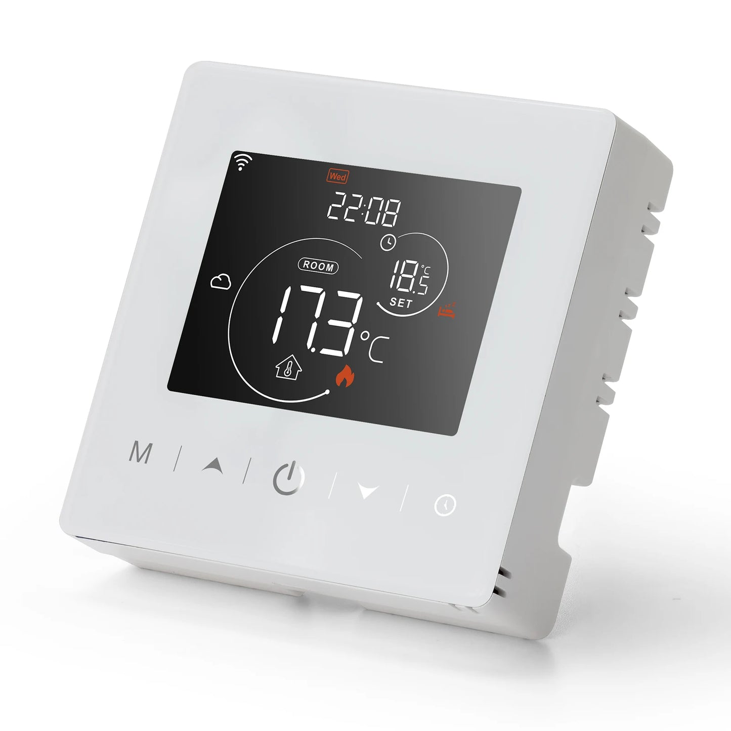 Beok Smart Home Tuya WIFI Thermostat Battery-powered Thermoregulator for Gas Boiler Smart Life Work with Alexa Google Home
