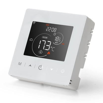 Beok Smart Home Tuya WIFI Thermostat Battery-powered Thermoregulator for Gas Boiler Smart Life Work with Alexa Google Home