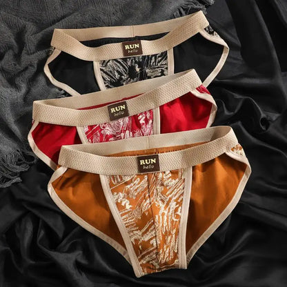3Pcs Men's Briefs Breathable Underwear Comfortable Panties Shorts Sexy Gifts for Man Underpants  Lingerie Male Panties