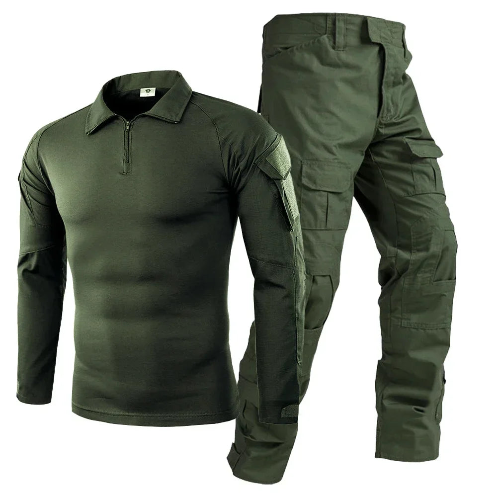 Tactical Uniform Milit Outdoor Camouflage Suit Combat Shirts Pants Men Fishing Trainning Airsoft Paintball Hunting Clothes Sets
