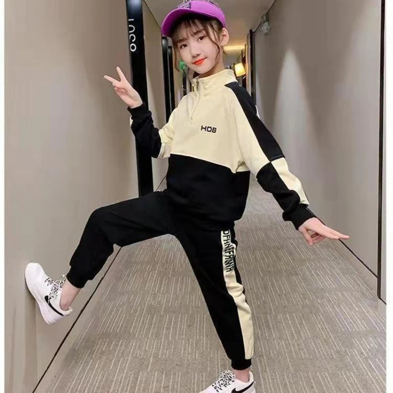 12 Girls Suit 11 Spring and Autumn Fashion Clothing 10 Girls Short 9 Baby Letter 8 Jacket + Pants 7 Sportswear  6 5 2 Years Old
