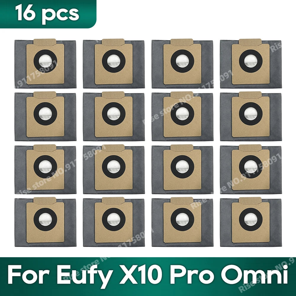 Accessories fit for Eufy X10 Pro Omni Robot Vacuum Dust Bag Hepa Filter Roller Side Brush Mop Cloth
