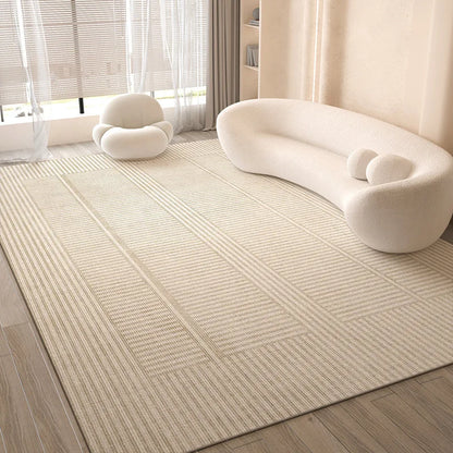 Ins Simple Style Room Decor Non-slip Carpet Nordic Light Luxury Soft Large Living Room Rugs Lint-free Easy Cleaning Tatami Mat